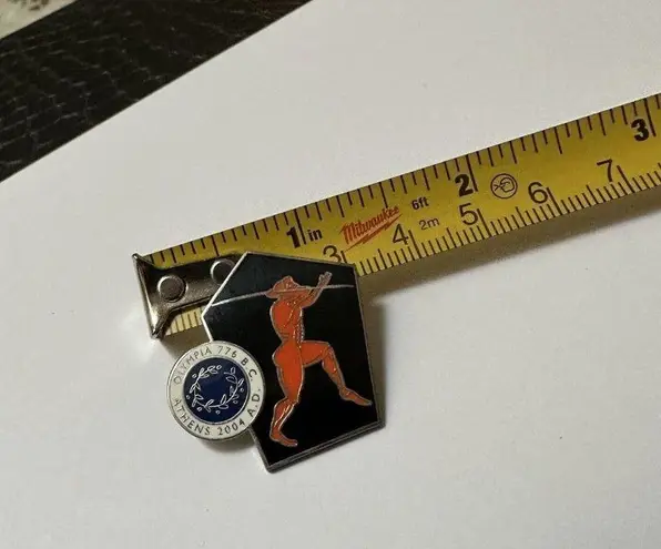 Olympic Games Athens 2004 Javelin Thrower Collectible Sports Tack Pin