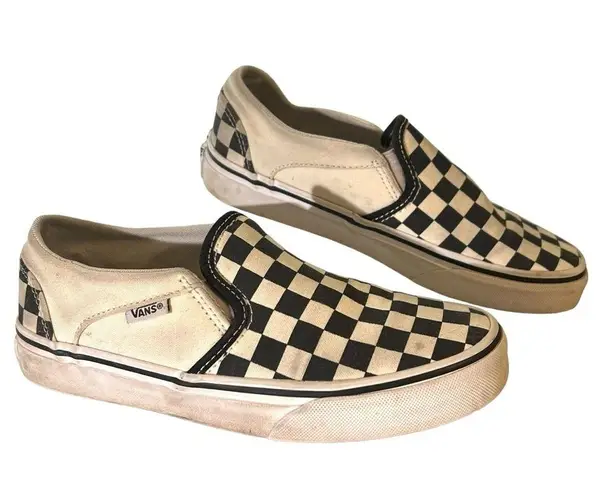 Vans  Sneakers Checkerboard Slip On Black White Low Top Skater