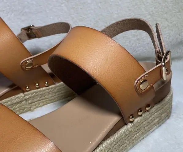 Xappel Tan Espadrille Platform Sandal