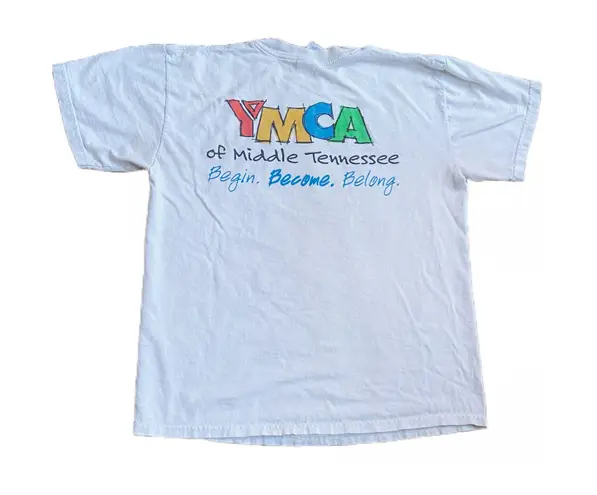 Jerzees Vintage 90s YMCA Middle Tennessee Graphic T Shirt 🔥