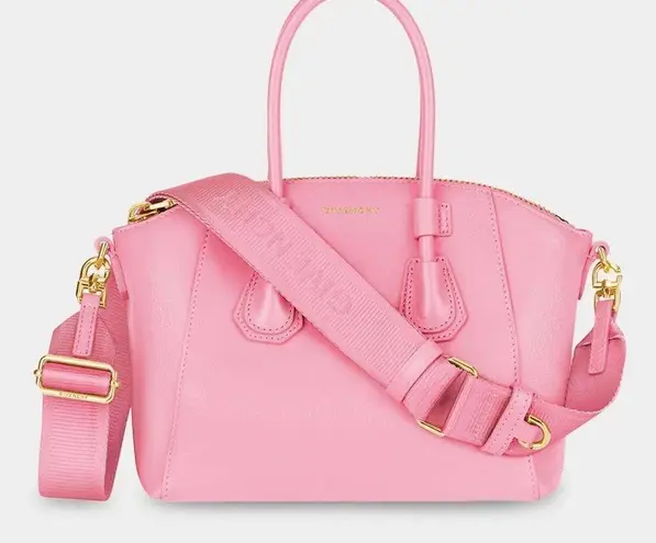 Givenchy Mini Antigona Sport Pink Satchel Crossbody Shoulder Bag