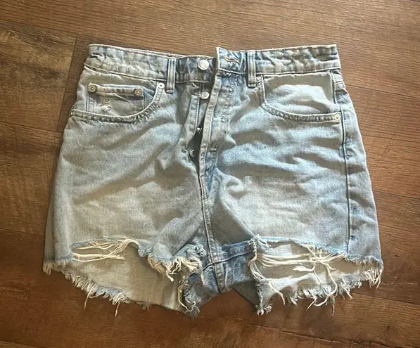 ZARA High Rise Jean Shorts