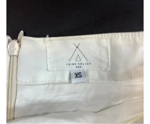 Tribe Kelley White Mini Skirt
