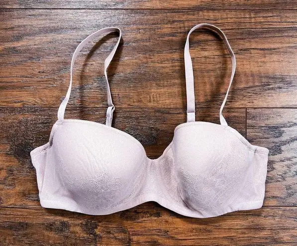 Third Love • Eyelash Lace Demi Bra nude beige Atmosphere soft padded underwire
