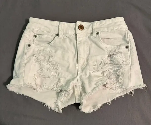 American Eagle Outfitters Denim White Shorts