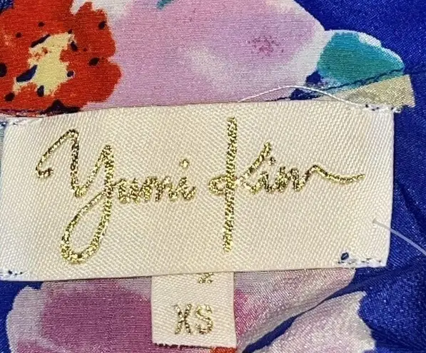 Yumi Kim x Revolve Liz Blue Love Potion Floral Romper Size XS Belted Pockets New