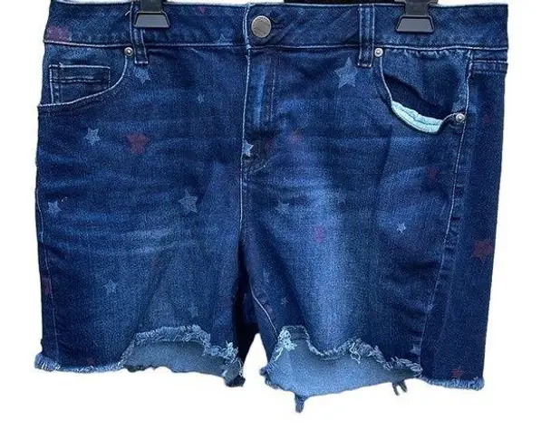 Lane Bryant  Jean shorts with stars size 14