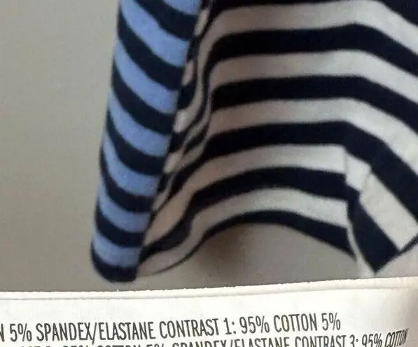 English Factory T-Shirt Dress Womens Large Multi Colorblock Stripe Knit Preppy