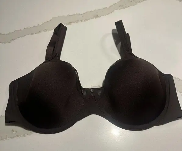 Bali Bra 38DD Brown Mesh Trim Underwire Full Coverage