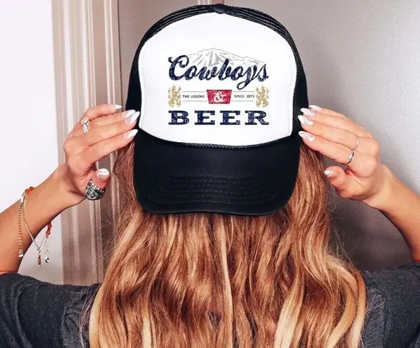 Cowboys And Beer Trucker Hat