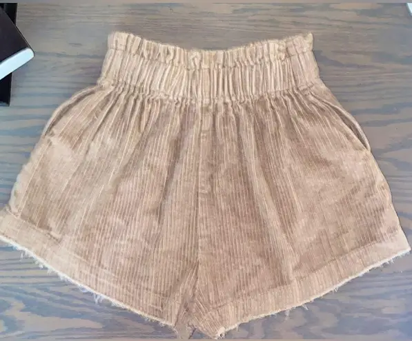 Et Clet Boutique corduroy high waist shorts thumbnail 2