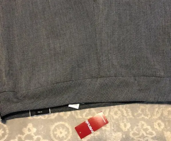 Avenue Black white Pull On Dress Pants 14 Tall Tummy Control tiny checks Size undefined