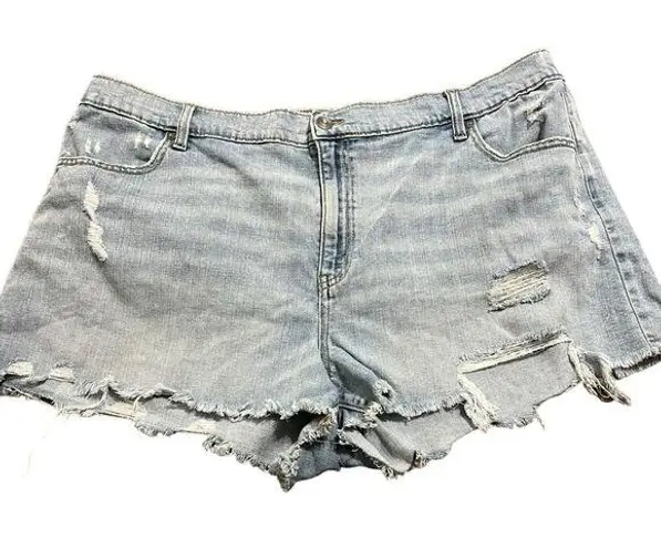 Aerie  xxl blue jean cut off booty shorts