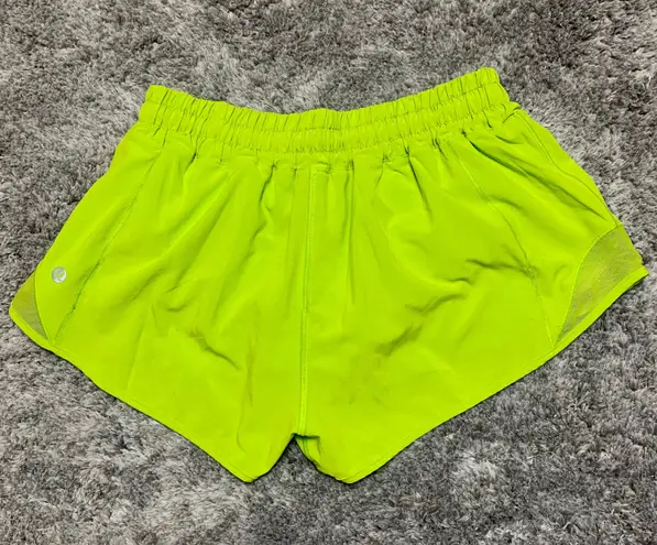 Lululemon Hotty Hot LR Shorts 2.5" *Lime Pop