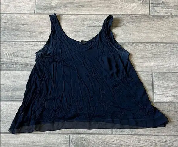 Club Monaco Relaxed Blue Sleeveless Tank