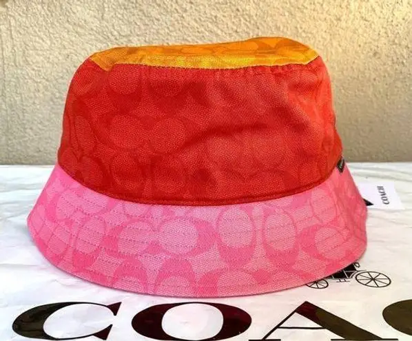 Coach NWT  Colorblock Signature Bucket Hat c9123 - Image 2