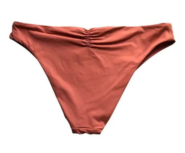 ANDIE NWT The Symi Sustainable High Leg Cut Low Rise Bikini Bottom Cedar XXL