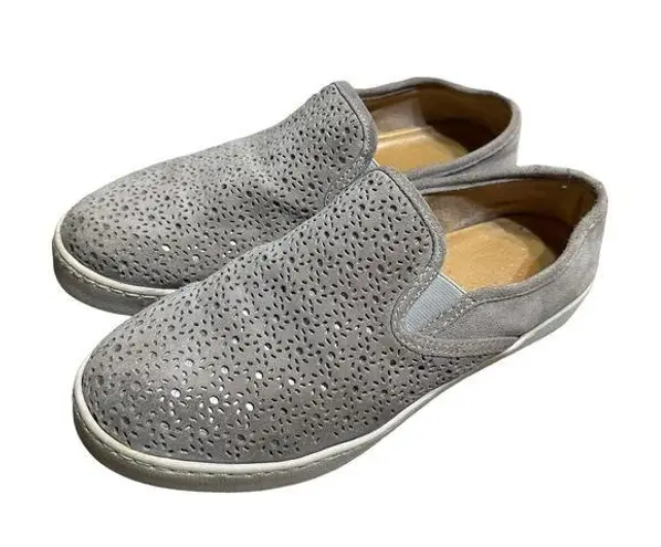 Jack Rogers  Ronnie Laser Cut Silver Slip On Sneaker Size 8