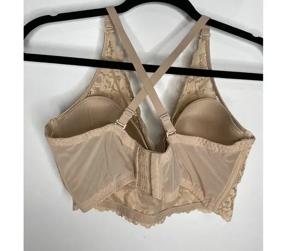 Maidenform Pure Comfort Lightly Lined Nude Bralette DM1188 Women's Size 38D