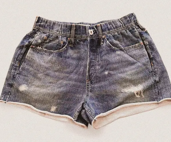 Rag and Bone  Miramar terry cloth walking light wash sweatpant shorts Small - Image 1