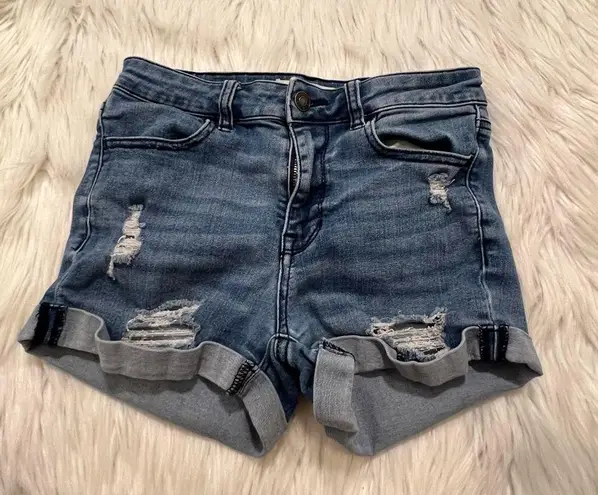 PacSun  High Rise Super Stretch Shortie Jean Short