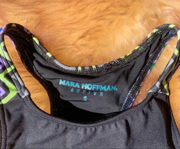 Mara Hoffman Active “Rugs” Geometric Sports Bra size S