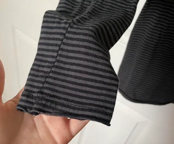 DKNY Jeans Striped Long Sleeve Top