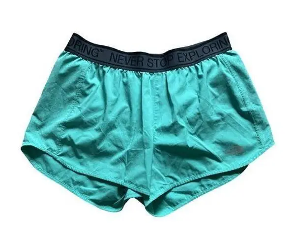 The North Face  Flash Dry Large Teal Blue Running Shorts Athletic Gym