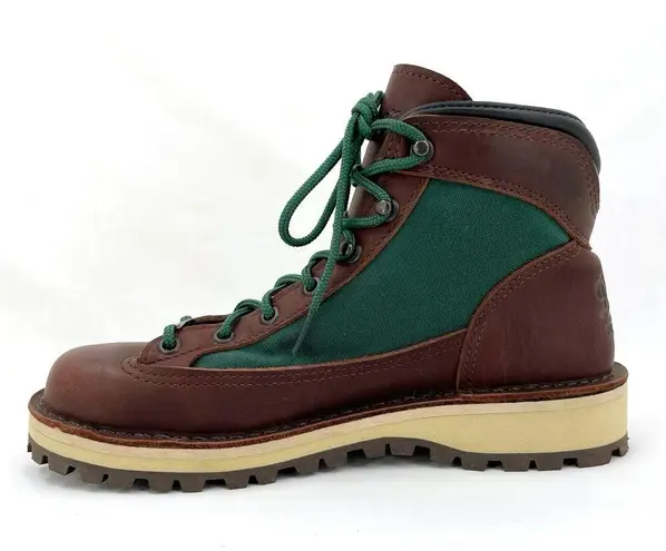 Danner Ridge Smores Brown Green Leather Outdoor Hiking Boots Gorpcore Women’s 8