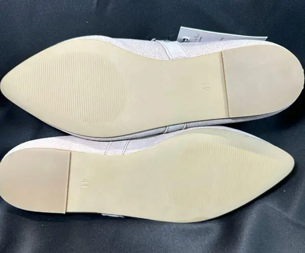 Antonia de Faria AlbaPink Mary Jane Suede Pearl women sz 9.5 Pink