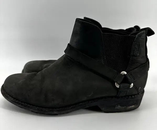 Teva  De La Vina Dos Chelsea Boot Round Toe Heeled Comfort Leather Black 8