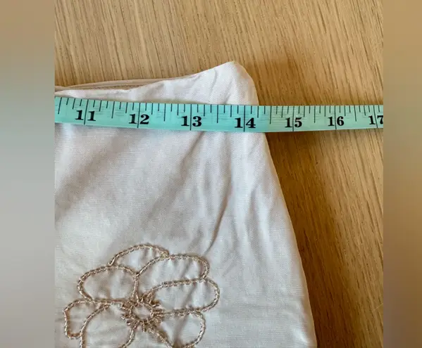 & Other Stories & Other Stories Floral Embroidered beaded Mini Skirt in Cream