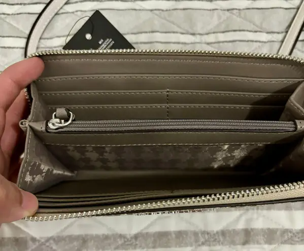 Karl Lagerfeld Paris SLG Crossbody Beige Taupe Handbag