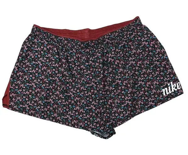 Nike  3.5" Floral Print 10K Femme Running Athletic Shorts 2XL Women New tags