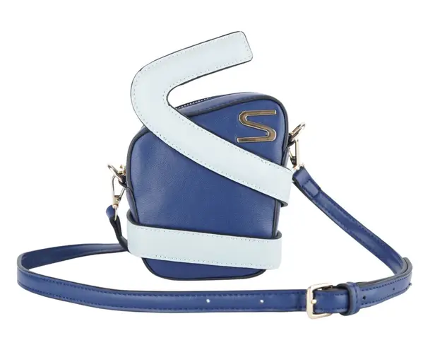 Cise Sterlo Statement Bag in Navy NWOT Blue