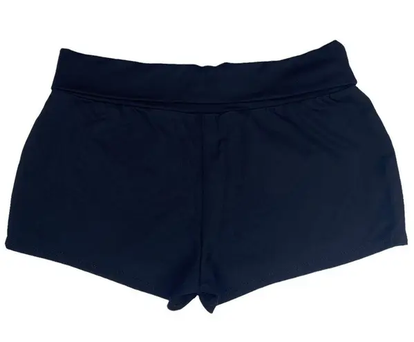 MotionWear ⍟ Roll Down Dance Gymnastics Short Shorts ⍟ Black Rhinestone ⍟ Small