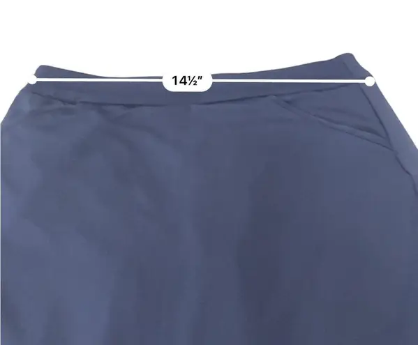 Peter Millar  UPF 50+ crown sport ALICE petal hem navy blue active skort Size XS