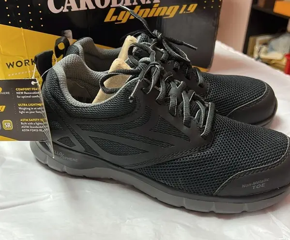 NIB Carolina Lytning 1.9 work shoes Black Size 8.5