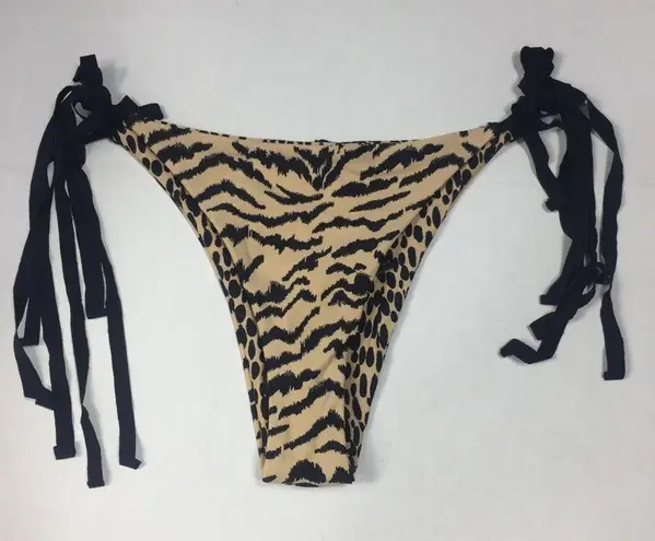 Topshop  Animal Print Bikini Bottoms US 6