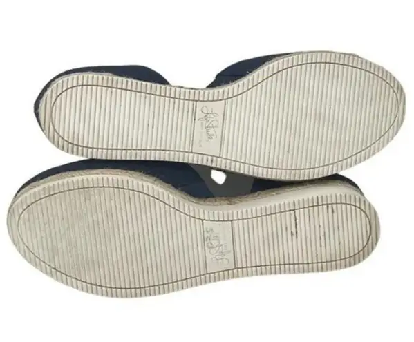 Life Stride  women's Soft System Cassidy Navy Espadrille Slip On Flats Size 6.5