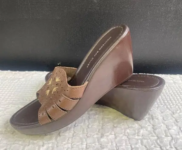 Montego Bay Club Women's Brown Shoes/ Sandals Heel 3.5" Size 8.5 SKU 3361