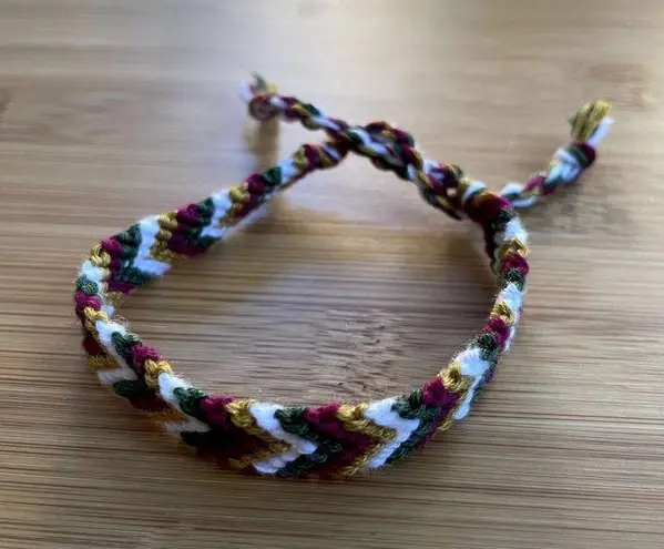 Handmade Angelina Woven Bracelet anklet trendy comfortable tie embroidery thread woven gi