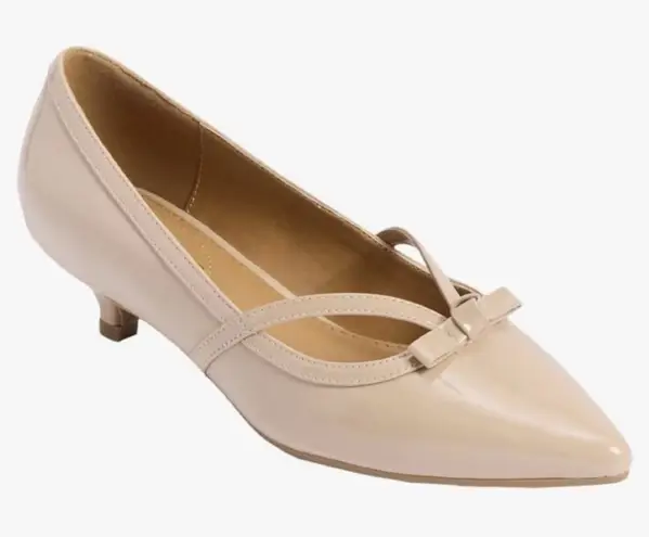 Comfortview Women's The Declan Slip-On Pump in Beige Size 12W