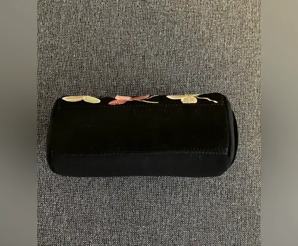 Ipa Nima Embroidered Women Party Black Clutch