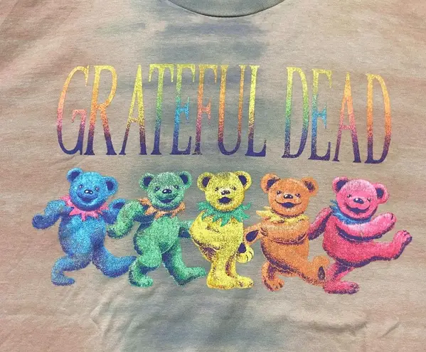 Grateful Dead Bear Jamboree Rock Tie Dye T-shirt Size Extra Large.