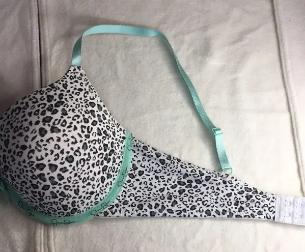 Maidenform New Jessica Simpson Animal Print Underwired Padded Bra Size 36C