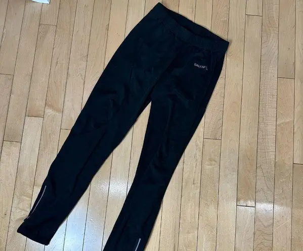 Baleaf Black Zip Ankle Warm Running TIghts Leggings Size XS