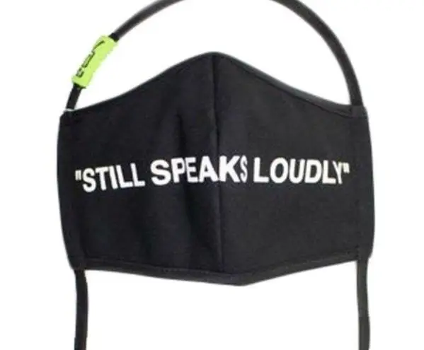 ⭕️Virgil Abloh’s “STILL SPEAKS LOUDLY” mask Black