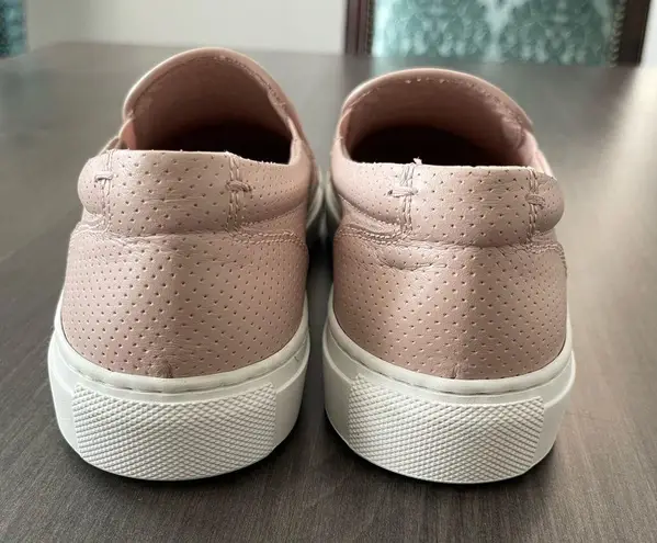 Greats Women The Wooster Dusty Pink Leather Round Toe Slip On Shoes Size 7.5