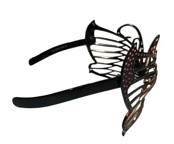 Boutique Womens Butterfly Glasses Costume Mask Halloween Masquerade Party